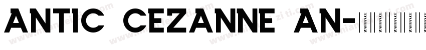 Antic Cezanne AN字体转换